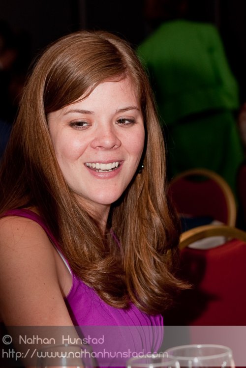 Alissa Fitch at the reception.